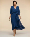 Escarlata — Vestido con Mangas Kimono