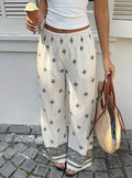 Pantalón Bohemia — Wide Leg con Bordado