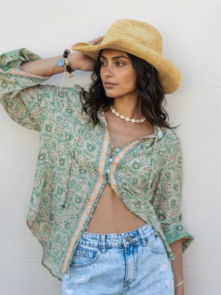 Toscana — Blusa Paisley Boho